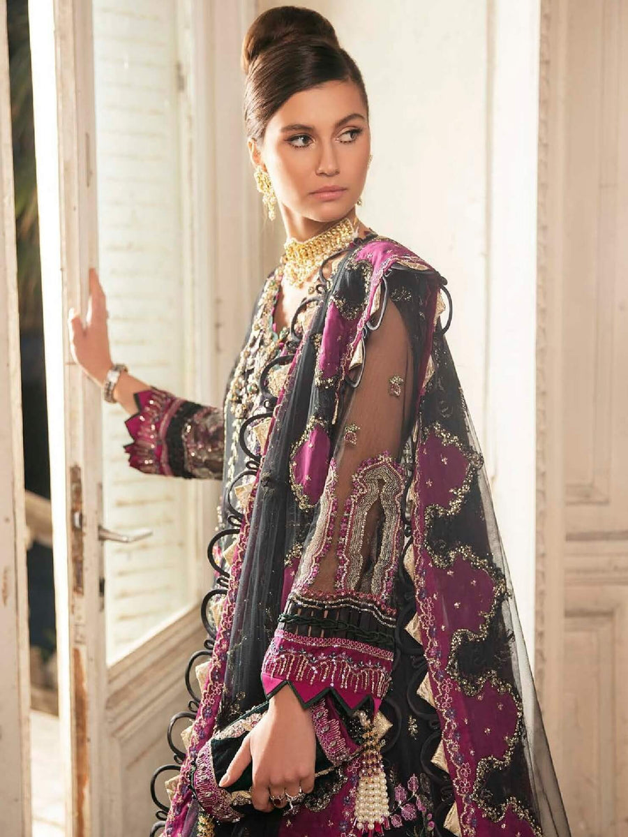 Vive la Fete Wedding Unstitched by Republic Womenswear D6-Dahlia Noir - FaisalFabrics.pk