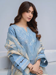 Arzoo by Humdum Unstitched Embroidered Lawn 3Piece Suit D-06
