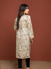 Labisa Silk di Kurti Unstitched Printed Silk 1Pc Shirt D-06