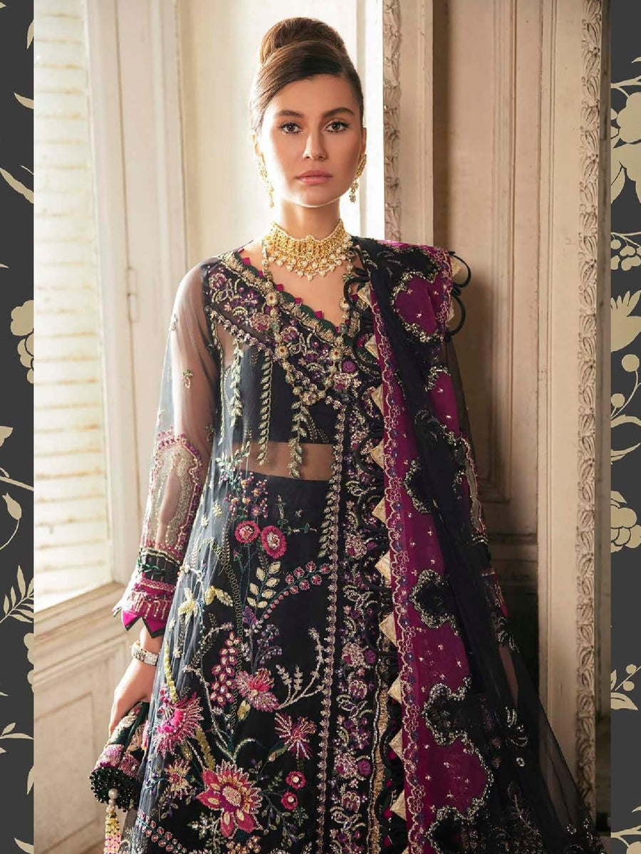 Vive la Fete Wedding Unstitched by Republic Womenswear D6-Dahlia Noir - FaisalFabrics.pk