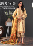 LALA Textiles Brocade Embroidered Woolen Unstitched 3Pc Suit D-06 Aria