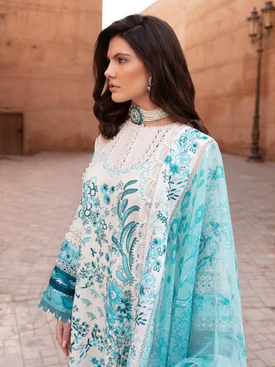 Republic WomensWear Unstitched Amaani Luxury Lawn 3Pc Suit D-6B Tilila
