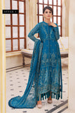 Xenia Formals Preesia Unstitched Chiffon 3Pc Suit D-06 MEHR