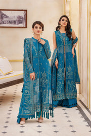 Xenia Formals Preesia Unstitched Chiffon 3Pc Suit D-06 MEHR