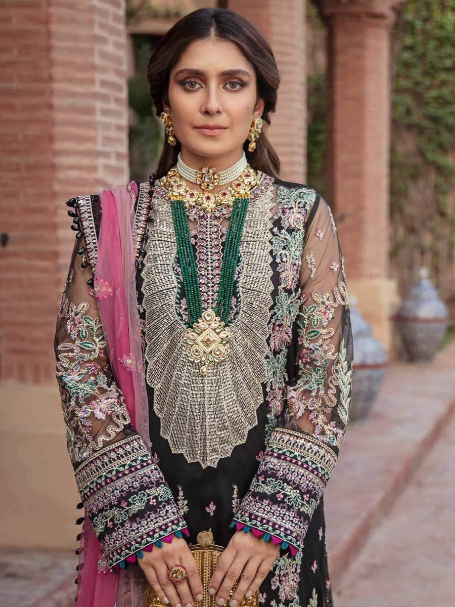 Afrozeh Hayyat Wedding Formals Embroidered 3Pc Suit D-08 Kiara - FaisalFabrics.pk