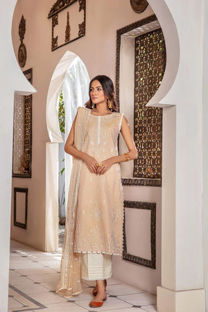 Zarish by Sanam Saeed Unstitched Embroidered Lawn 3Pc Suit D-06