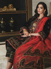 Rang Rasiya Tehwaar Unstitched Luxury Velvet 3Pc Suit D-06 Gulmeena