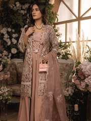 Gardenia by Humdum Unstitched Embroidered Luxury Formal Suit G-006