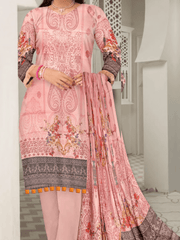 Rashk e Qamar by Riaz Center Unstitched Twilll Digital Linen 3Pc D-07