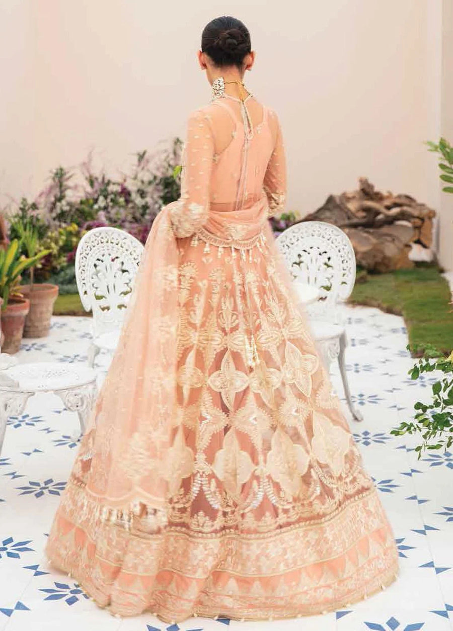 Afrozeh La Fuchsia Unstitched Festive Chiffon 3Pc Suit ALF-V1-07 SOPHIE
