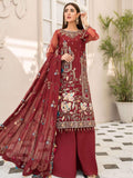 Maryam's Emperous Vol-9 Luxury Embroidered Organza 3pc Suit D-07 - FaisalFabrics.pk