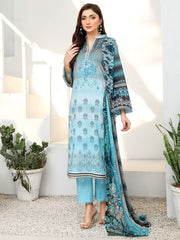 Harnour Vol-02 by Al-Kareem Fabrics Printed Lawn 3 Piece Suit D-07