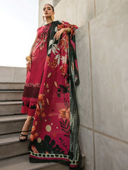 Rang Rasiya Florence Embroidered Lawn Unstitched 3Pc Suit D-07 Freesia