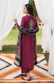 SERAN by Dynasty AFSANAH Unstitched Summer Lawn 3Pc Suit - MAAHRU