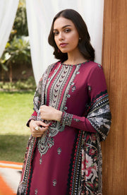 SERAN by Dynasty AFSANAH Unstitched Summer Lawn 3Pc Suit - MAAHRU