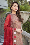 Alizeh Fashion Mahyar Embroidered Festive Chiffon 3PCS Suit D-07 Naurattan - FaisalFabrics.pk