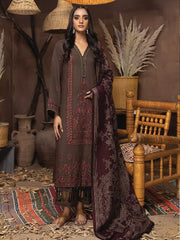 Carvaan by Humdum Unstitched Embroidered Leather Peach 3Pc Suit D-07