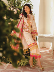RAAYA Embroidered Luxury Lawn Unstitched 3 Piece Suit - BANO