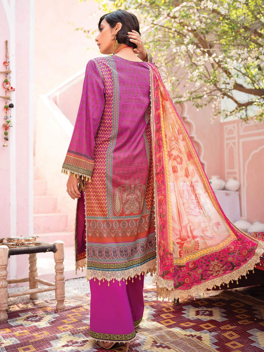 Rang Rasiya Florence Lawn Vol-02 Unstitched 3 Piece Suit Raga FL-07 - FaisalFabrics.pk