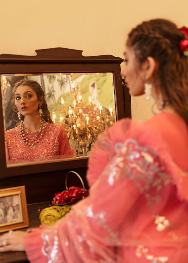 Afrozeh Gul Bahar Festive Eid Lawn Unstitched 3 PCS Suit D-07 Shabnam - FaisalFabrics.pk