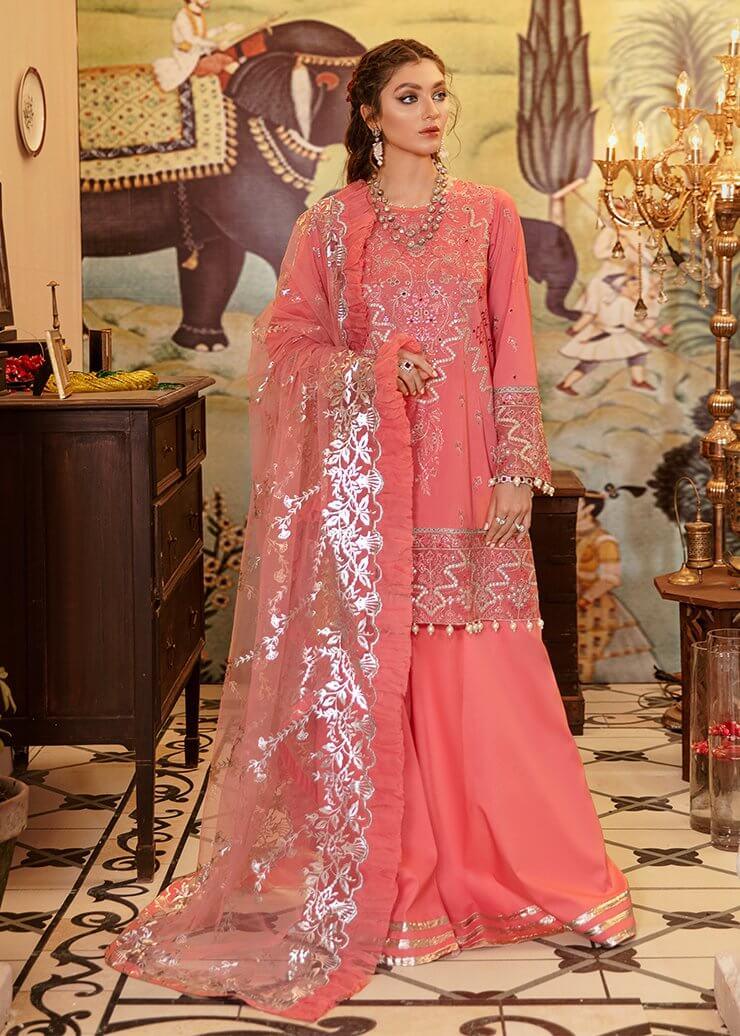 Afrozeh Gul Bahar Festive Eid Lawn Unstitched 3 PCS Suit D-07 Shabnam - FaisalFabrics.pk