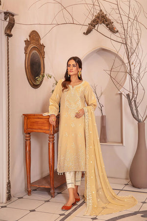 Zarish by Sanam Saeed Unstitched Embroidered Lawn 3Pc Suit D-07