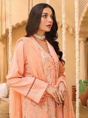 Bahar by LALA Textile Embroidered Swiss Voile Unstitched 3Pc Suit D-07