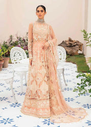 Afrozeh La Fuchsia Unstitched Festive Chiffon 3Pc Suit ALF-V1-07 SOPHIE