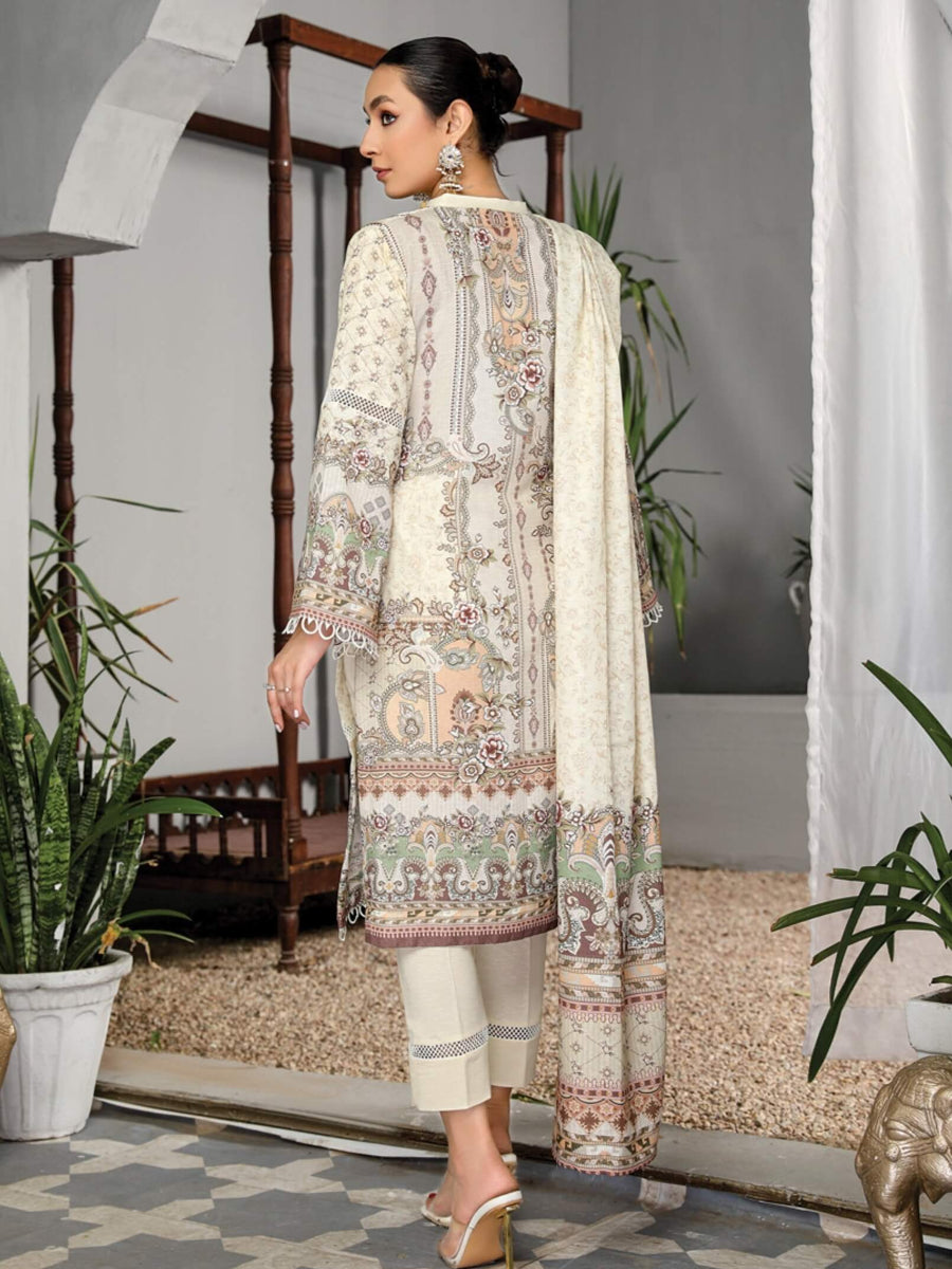 Dastaan by Humdum Unstitched Viscose Karandi 3Pc Suit D-08