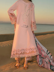 Rang Rasiya Premium Lawn Embroidered Unstitched 3Pc Suit D-08 Rameen