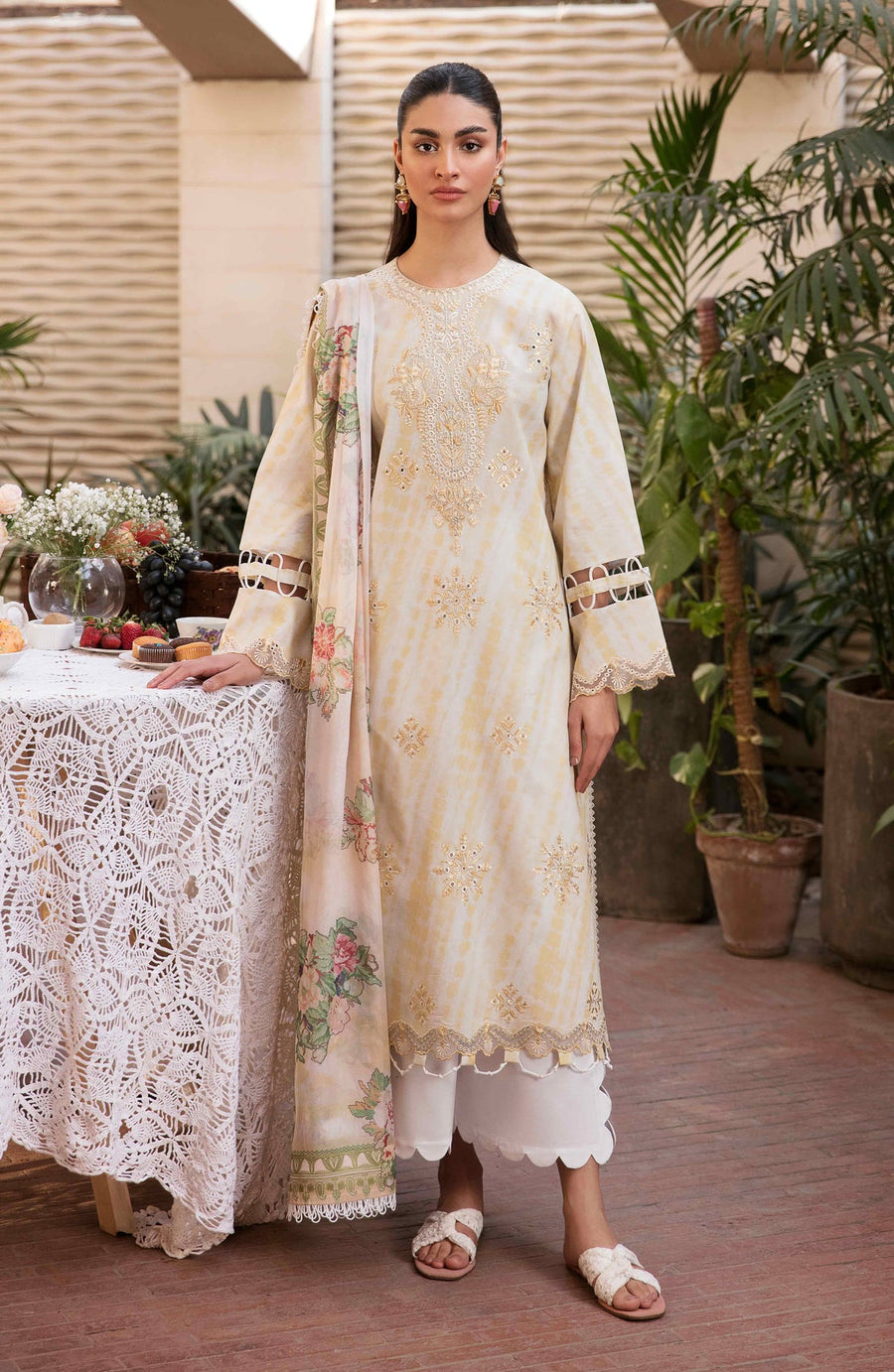 SERAN by Dynasty AFSANAH Unstitched Summer Lawn 3Pc Suit - JEHAN