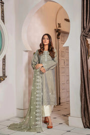 Zarish by Sanam Saeed Unstitched Embroidered Lawn 3Pc Suit D-08