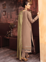 Rang Rasiya Premium Winter Unstitched Khaddar 3Pc Suit D-08 HAZEL