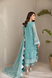 Alizeh Fashion Mahyar Embroidered Festive Chiffon 3PCS Suit D-08 Ferozé - FaisalFabrics.pk