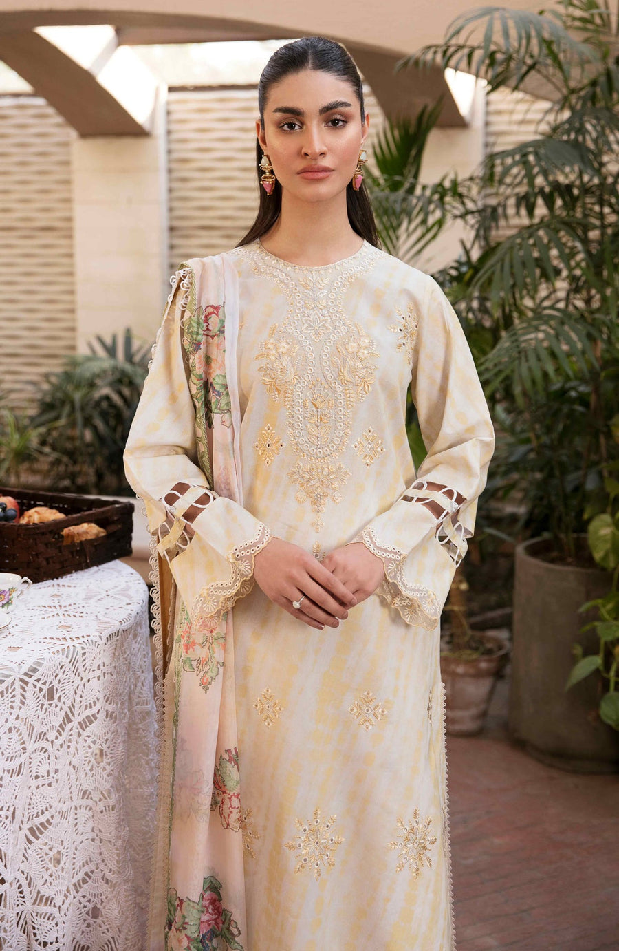 SERAN by Dynasty AFSANAH Unstitched Summer Lawn 3Pc Suit - JEHAN
