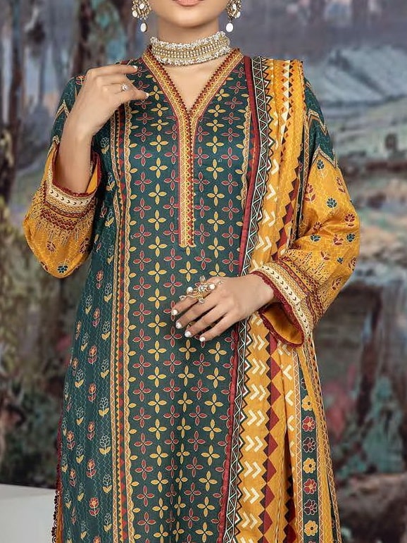 Zoha by Aymen Baloch Printed Lawn Unstitched 3 Piece Suit D-08
