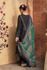 Cross Stitch Winter Edit Unstitched Khaddar 3Pc D-08 DUSKY SABLE