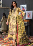 LALA Textiles Brocade Embroidered Woolen Unstitched 3Pc Suit D-08 Eden