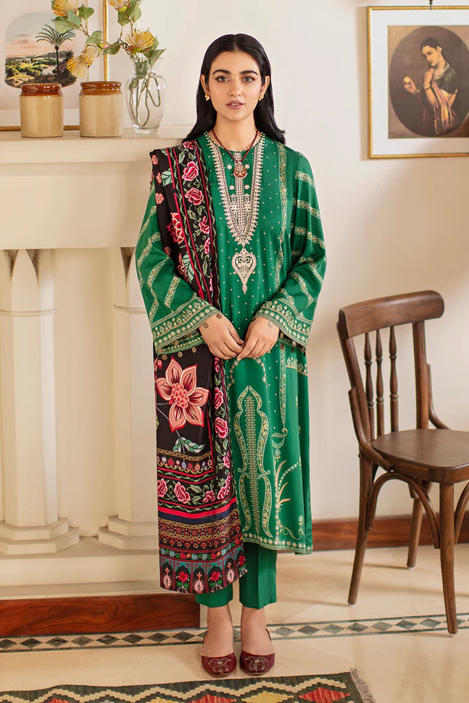 Pine Green Velvet Dress – ZoyaHussain