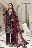 Alizeh Fashion Ik Dastaan Embroidered Chiffon 3Pc Suit D-08 PARIWASH