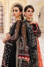 Xenia Formals Preesia Unstitched Chiffon 3Pc Suit D-08 SHAAM