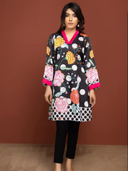 Labisa Silk di Kurti Unstitched Printed Silk 1Pc Shirt D-08