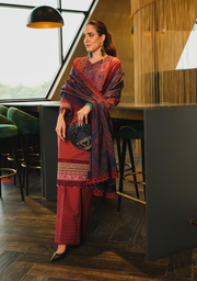 Rang Rasiya Dosti The Winter Affair Unstitched 3Pc Suit D-08 Haya