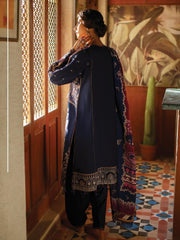 Baroque Fall Winter Embroidered Khaddar 3pc Unstitched Suit 08-CELLO - FaisalFabrics.pk