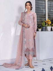Afsoon by Humdum Embroidered Swiss Lawn Unstitched 3Piece Suit D-08