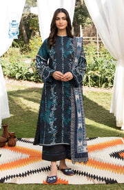 SERAN by Dynasty AFSANAH Unstitched Summer Lawn 3Pc Suit - KAAVISH