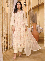 Bahar by LALA Textile Embroidered Swiss Voile Unstitched 3Pc Suit D-09