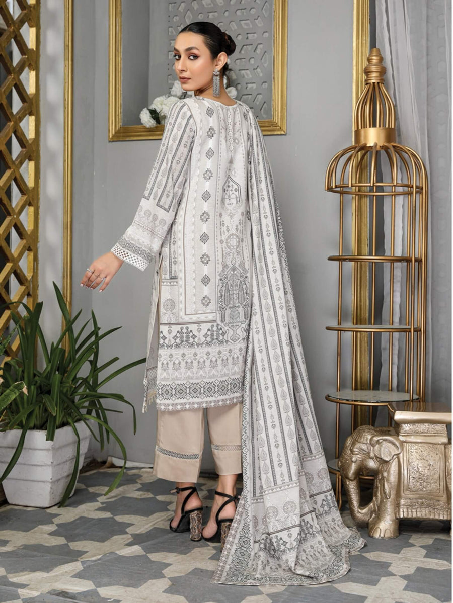 Dastaan by Humdum Unstitched Viscose Karandi 3Pc Suit D-09