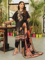 Rang Rasiya LifeStyle Embroidered Lawn Unstitched 3Pc Suit D-09 Sage