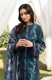 SERAN by Dynasty AFSANAH Unstitched Summer Lawn 3Pc Suit - KAAVISH